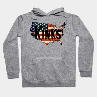 The Kinks Flag USA Hoodie